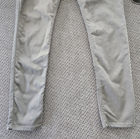 H&M Chino Pants Women Sz 14 Tan Cotton Blend 32×29 High Rise Casual Straight Leg - Picture 6 of 9